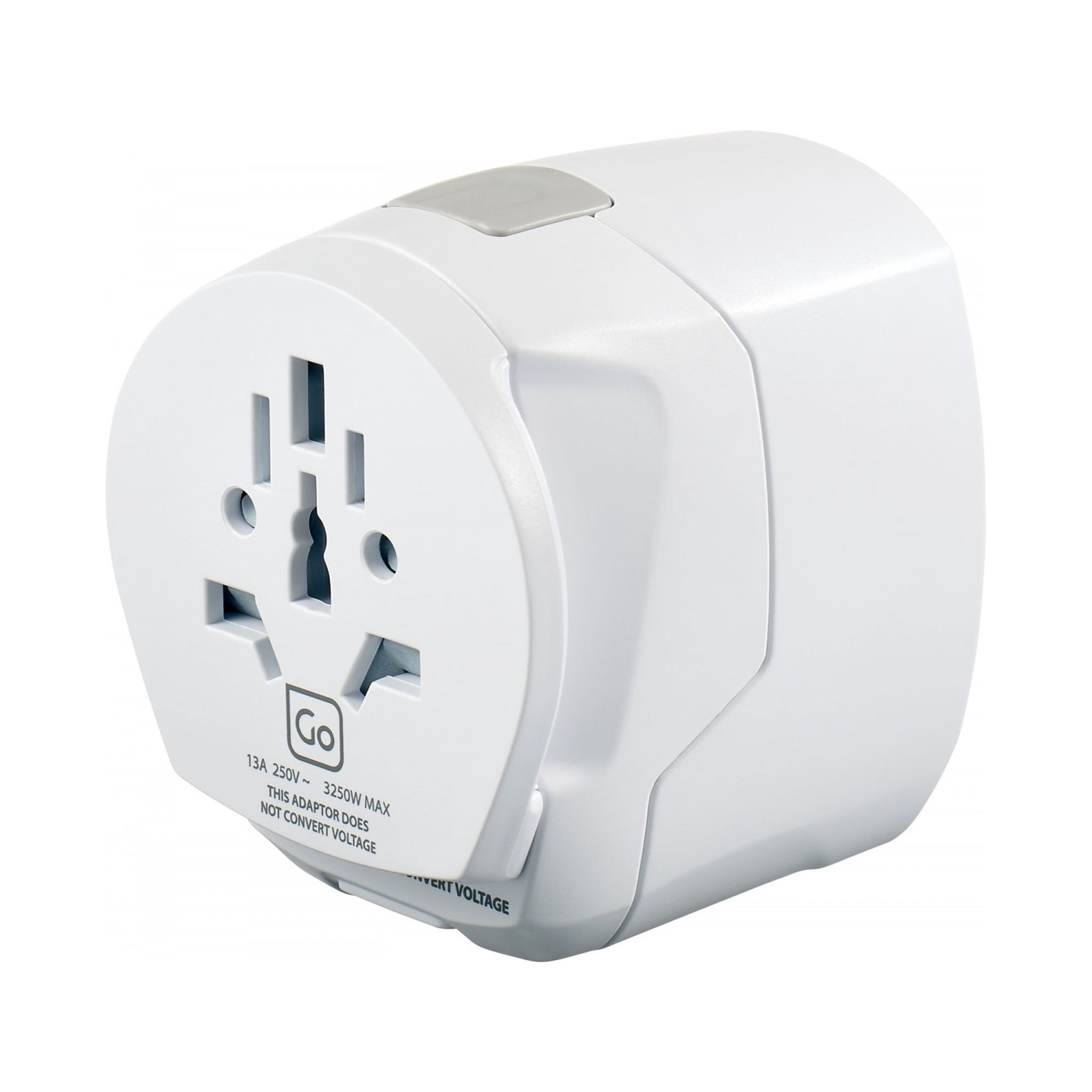 Cet adaptateur de voyage Monde - Monde est idéal pour les voyageurs européens. Il permet de brancher tous vos accessoires dans de nombreux pays du monde. Il offre également deux prises USB.