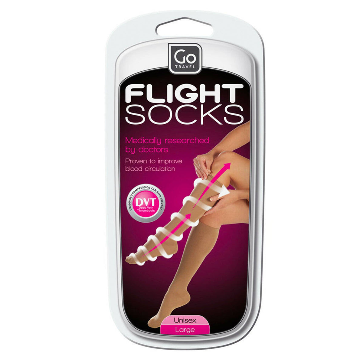 MEGAVOW Chaussettes De Compression - 2 Paires Pour Sport, Voyage Et Travail Debout - Homme/Femme