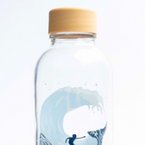 Charger l&#39;image dans la galerie, Bouteille en verre  Ocean Surf 70 CL CARRY Bottles. Fabriquée en Allemagne à base de matériaux recyclés.