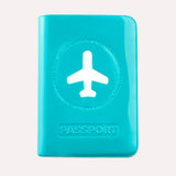 Charger l&#39;image dans la galerie, Coloré, MODERNE et unique, le protège-passeport HAPPY FLIGHT PASSPORT COVER Bleu donnera une magnifique touche d&#39;originalité à ce document si précieux.