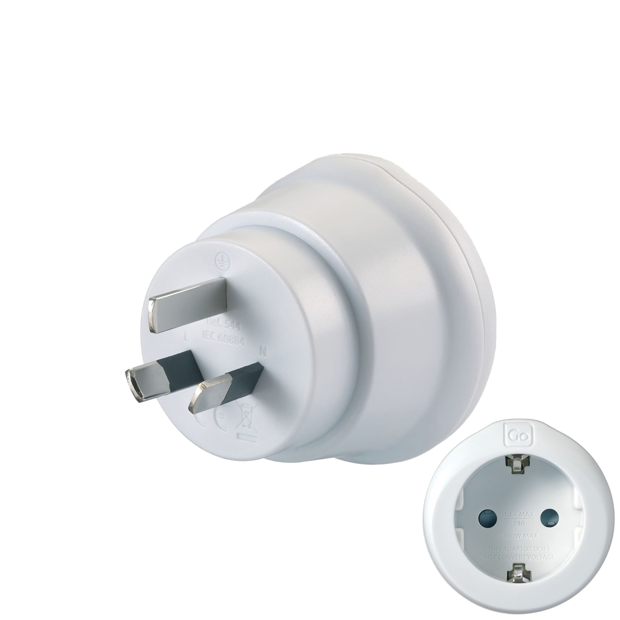 VINTAR Adaptateur de Voyage France vers Australie, Adaptateur de Prise 5 en 1 avec 3 Ports USB et 1 Port USB-C adapté à l'Australie, la Chine, la Nouvelle-Zélande, Certification White-CE Type I VINTAR Adaptateur de Voyage France vers Australie, Adaptateur de Prise 5 en 1 avec 3 Ports USB et 1 Port USB-C adapté à l'Australie, la Chine, la Nouvelle-Zélande, Certification White-CE Type I