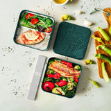 Charger l&#39;image dans la galerie, Parfaitement adaptée aux repas nomades, la lunch box MONBENTO MB Square Graphic Jungle permet de manger où et comme vous le souhaitez! Une boite repas sûre, hermétique et durable.