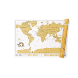 Charger l&#39;image dans la galerie, Carte du monde à gratter personnalisable Scratch Map Original de Luckies. Le cadeau idéal pour les voyageurs.