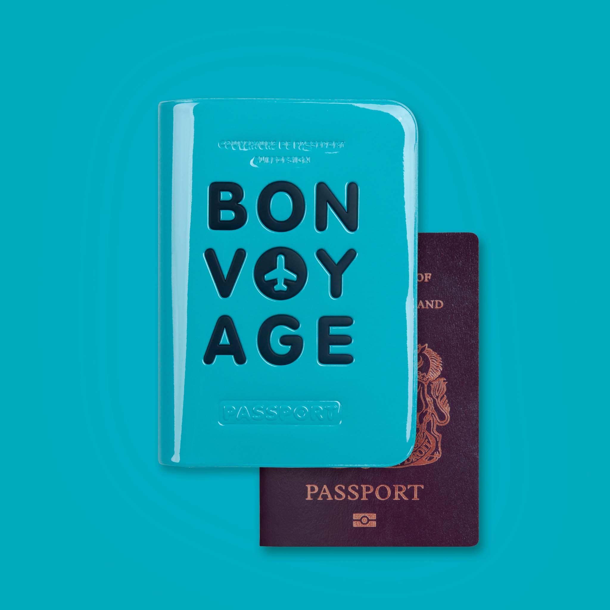 Housse de passeport et étiquette bagage - Milaya créations Housse de passeport et étiquette bagage - Milaya créations