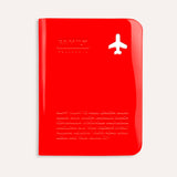 Charger l&#39;image dans la galerie, Happy Flight Family Passport Cover Rouge de ALIFE DESIGN est un porte-passeports qui peut contenir jusqu&#39;à 4 documents. Un accessoire de voyage indispensable et une belle idée cadeau pour les voyageurs.