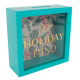 Charger l&#39;image dans la galerie, Tropical Island Holiday Fund Money Box est une tirelire originale décorative en bois aux couleurs des tropiques. Une super idée cadeau voyage pour les globe-trotteurs de votre entourage.