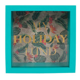 Charger l&#39;image dans la galerie, Tropical Island Holiday Fund Money Box est une tirelire originale décorative en bois aux couleurs des tropiques. Une super idée cadeau voyage pour les globe-trotteurs de votre entourage.