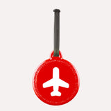 Charger l&#39;image dans la galerie, Happy Flight Luggage Identifier Rouge est une étiquette bagage colorée et super pratique de ALIFE DESIGN. Avec ses couleurs vibrantes, repérez votre valise en un clin d&#39;oeil. Une belle idée cadeau pour vos amis voyageurs.