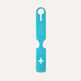 Charger l&#39;image dans la galerie, Happy Flight Petit Luggage Tag Bleu est une étiquette bagage colorée et super pratique de ALIFE DESIGN. Avec ses couleurs vibrantes, repérez votre valise en un clin d&#39;oeil. Une belle idée cadeau pour vos amis voyageurs.