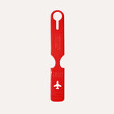 Charger l&#39;image dans la galerie, Happy Flight Petit Luggage Tag Rouge est une étiquette bagage colorée et super pratique de ALIFE DESIGN. Avec ses couleurs vibrantes, repérez votre valise en un clin d&#39;oeil. Une belle idée cadeau pour vos amis voyageurs.
