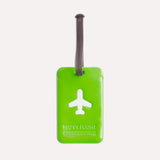 Charger l&#39;image dans la galerie, Happy Flight Squared Luggage Tag Vert est une étiquette bagage colorée et super pratique de ALIFE DESIGN. Avec ses couleurs vibrantes, repérez votre valise en un clin d&#39;oeil. Une belle idée cadeau pour vos amis voyageurs.